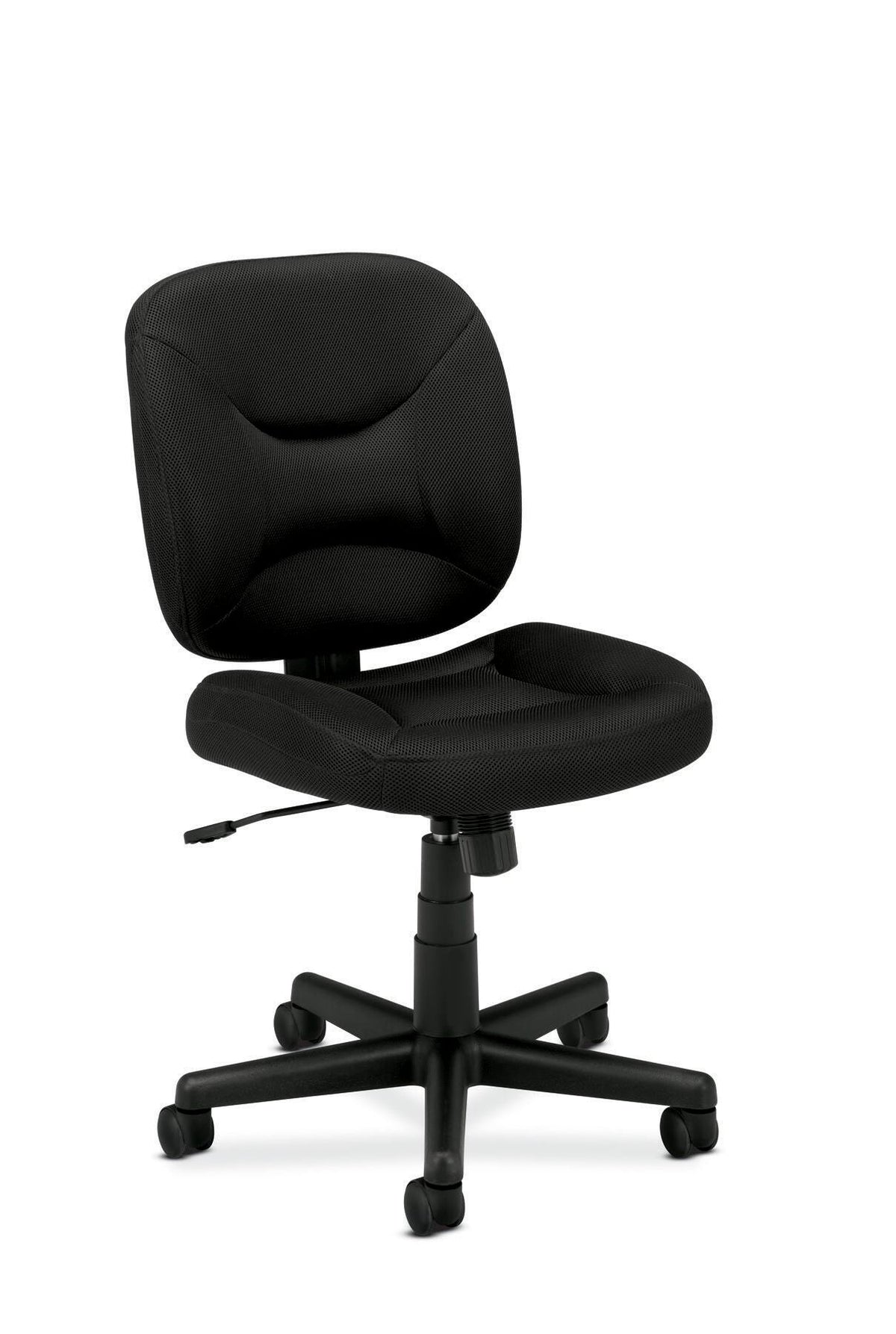 CHAIR BASYX TASK GUEST SWIVEL TILT - ARMLESS - BLACK MESH FABRIC BLACK FRAME EACH