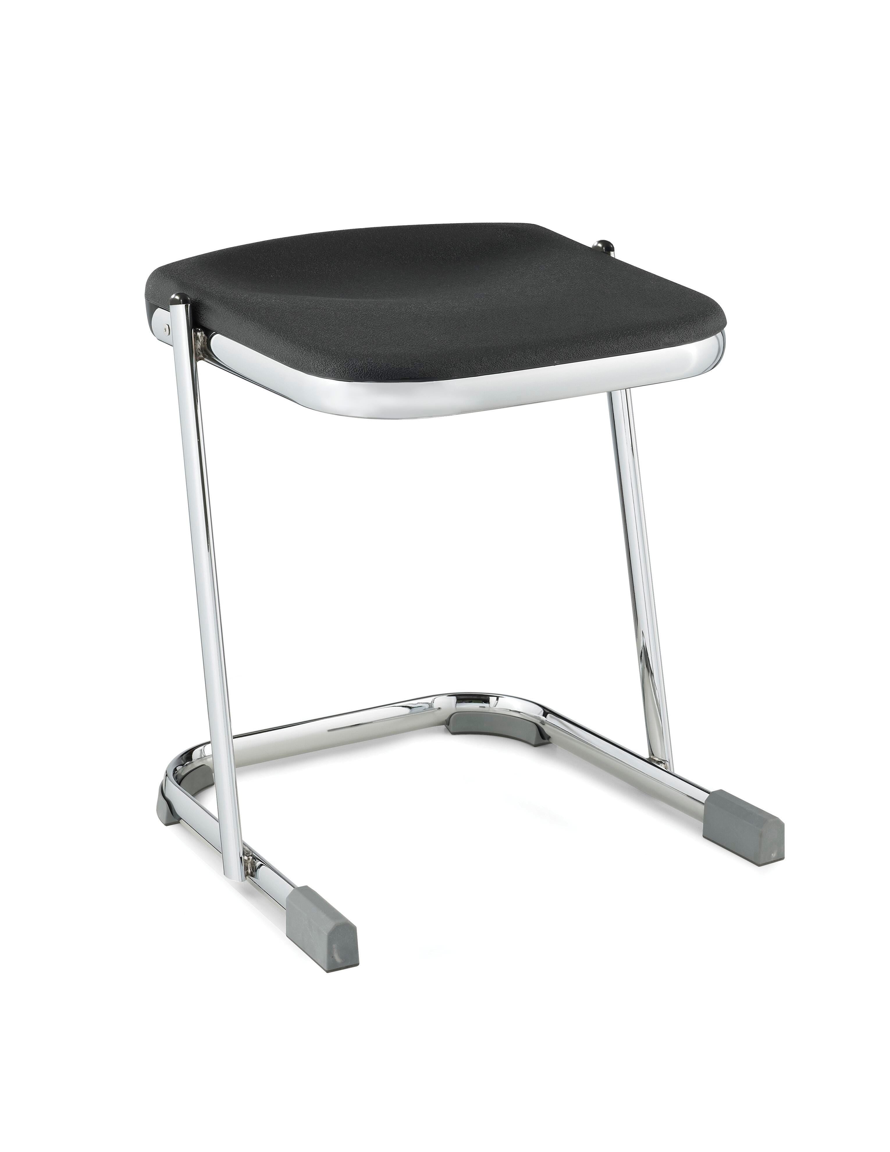 STOOL - NATIONAL PUBLIC SEATING 18 IN ELEPHANT LAB AND ART - BLACK