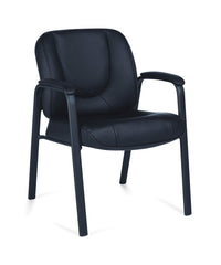CHAIR LUXHIDE ARMCHAIR BLACK