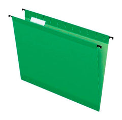 FOLDER FILE HANGING SUREHOOK LTR 1/5 CUT BRT GREEN PK OF 20