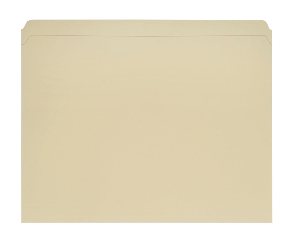FILE FOLDER RECYCLED LETTER STRAIGHT CUT MANILA PK OF 100