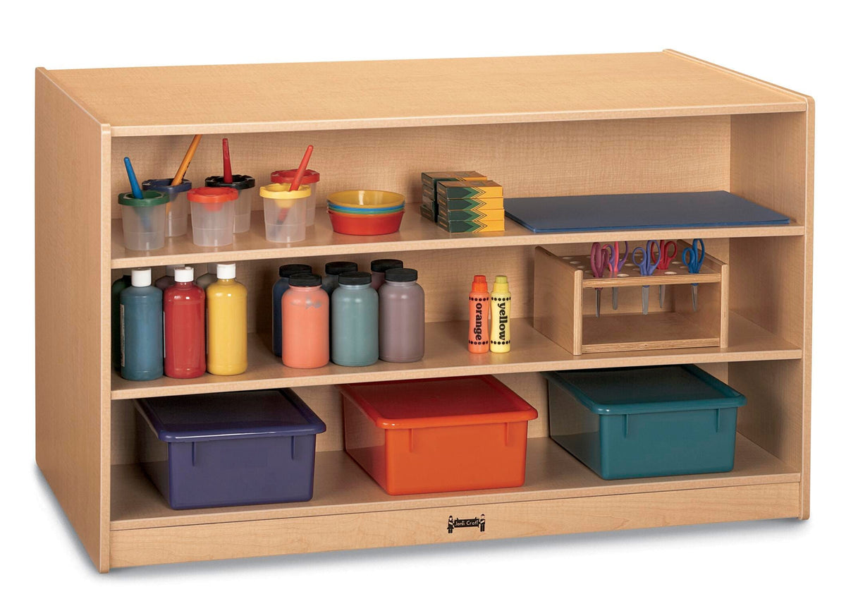 STORAGE ISLAND 48W X 29D X 35 1/2H MOBILE MAPLEWAVE WITHOUT TRAYS