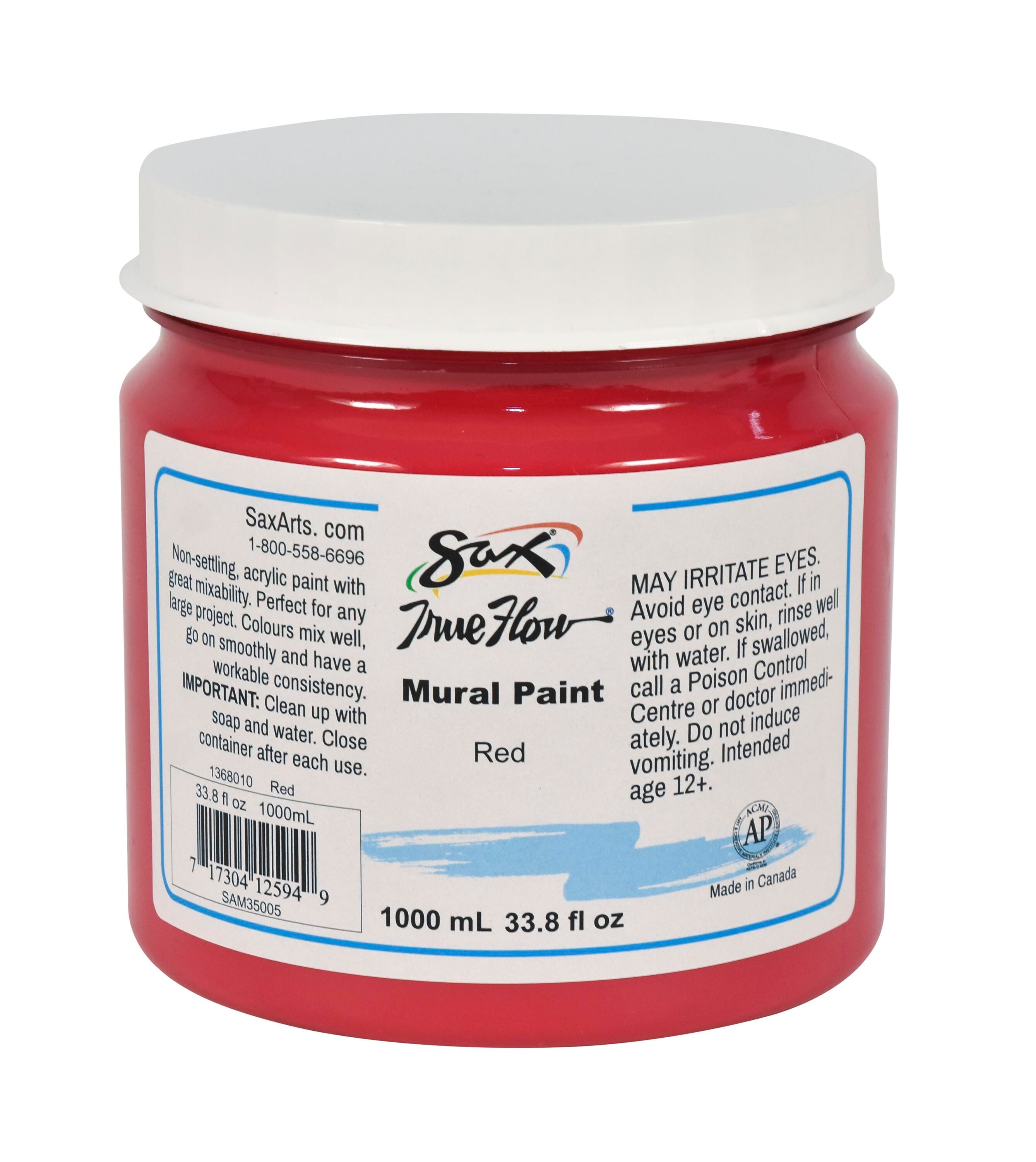 PAINT MURAL SAX RED 33.8OZ