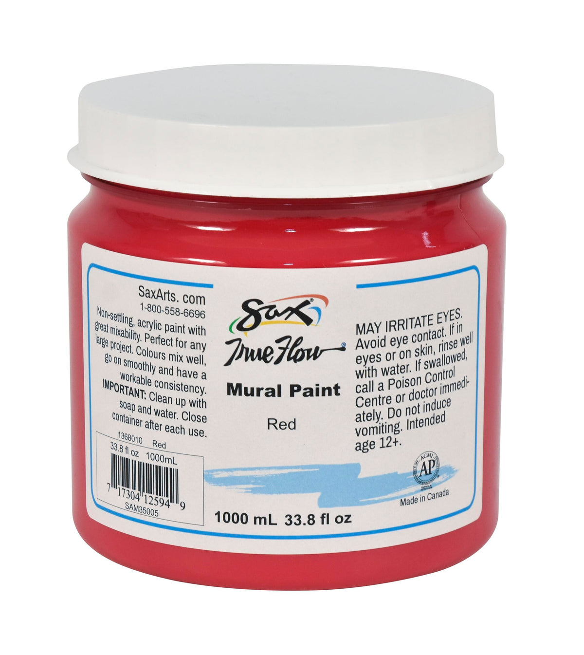 PAINT MURAL SAX RED 33.8OZ