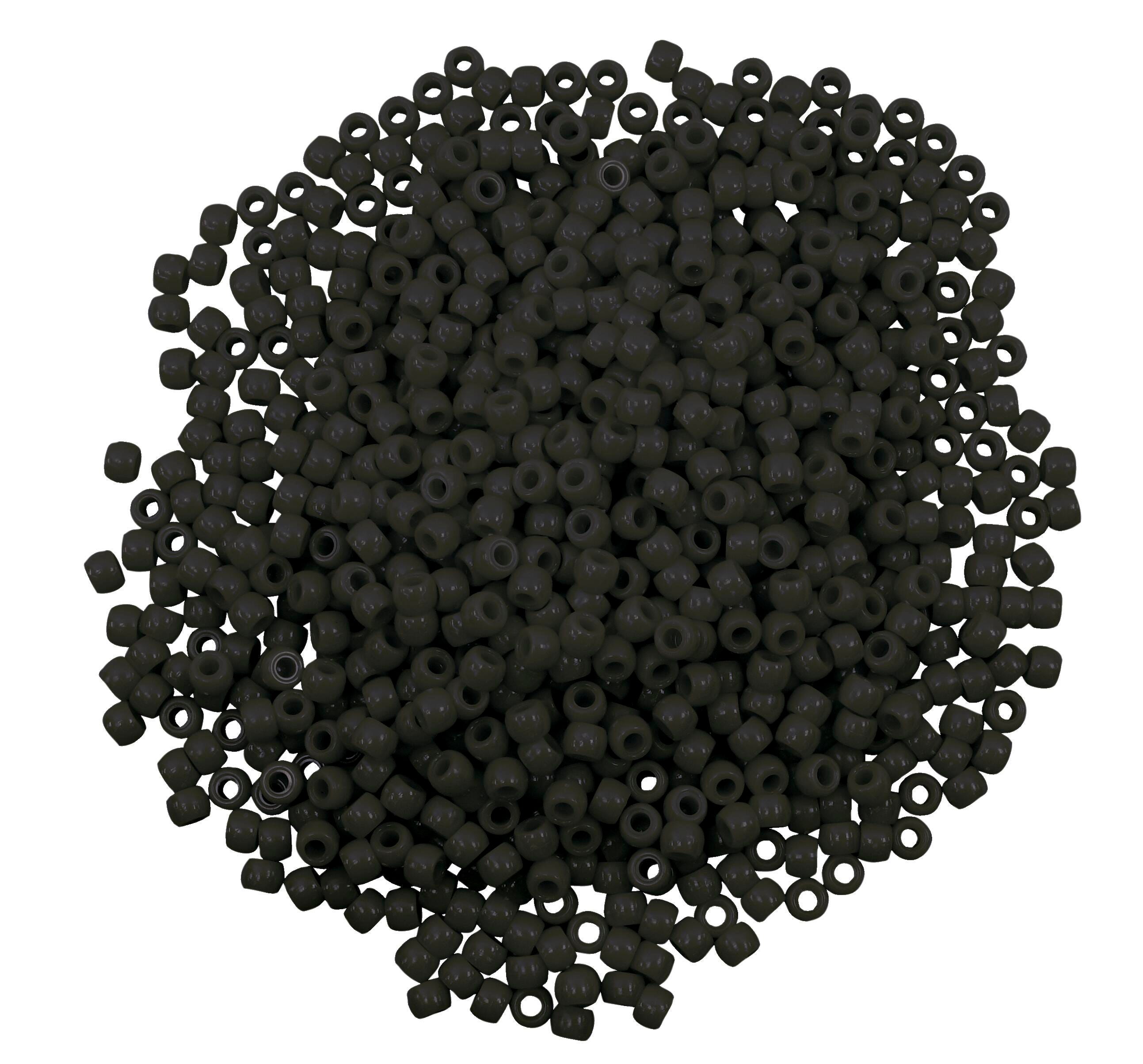 BEADS PONY BLACK PACK OF 1000