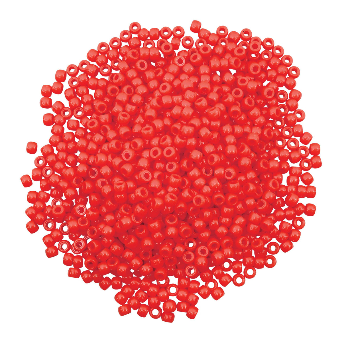 BEADS PONY RED PACK OF 1000