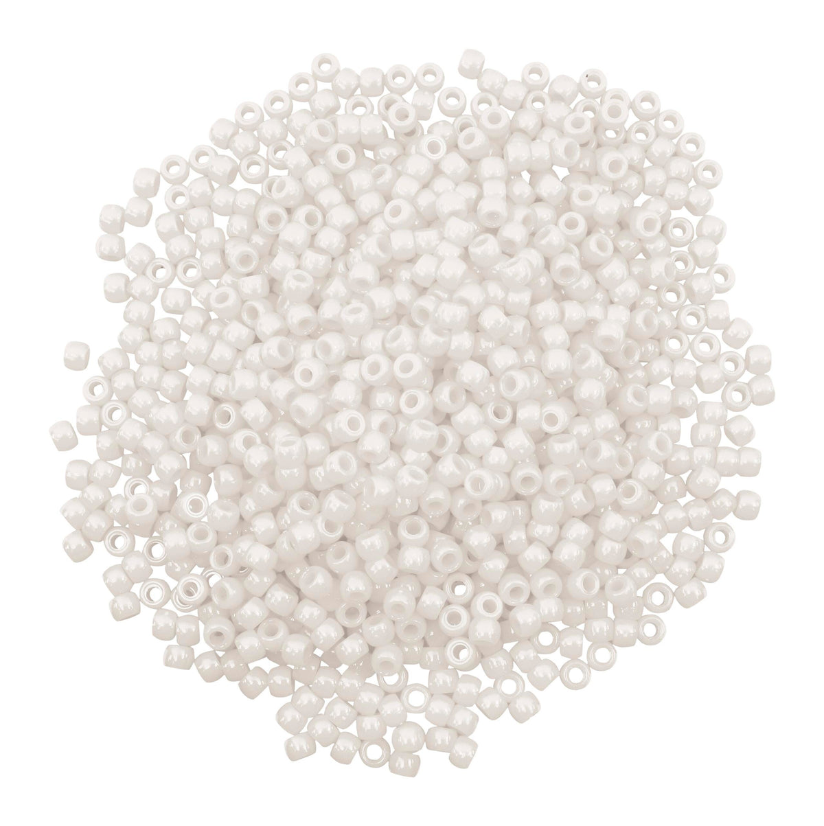 BEADS PONY WHITE PACK OF 1000