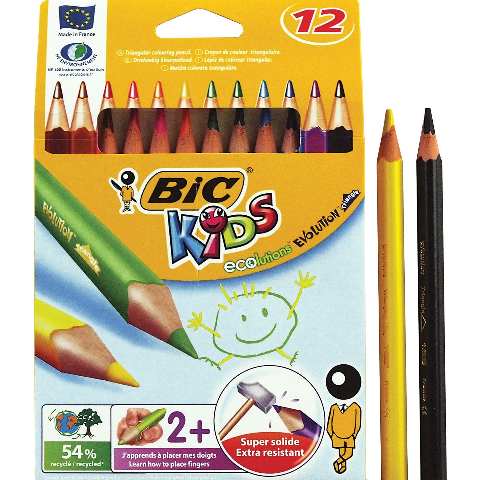 Bic Colour Pencil Kids Evo Tri Pk12