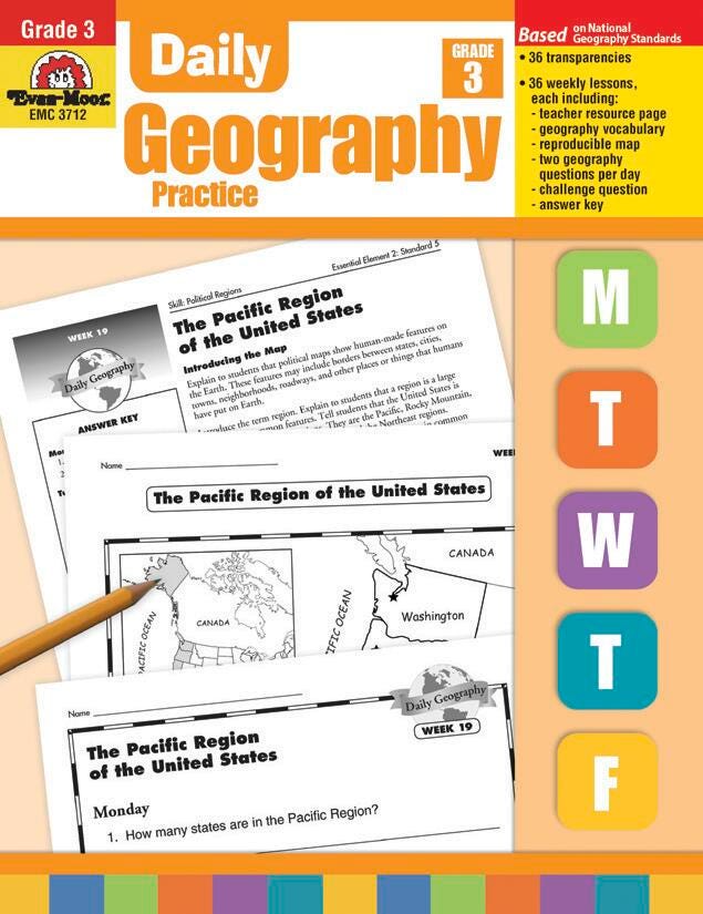 WORKBOOK - DAILY GEOGRAPHY PRACTICE- GRADE 3