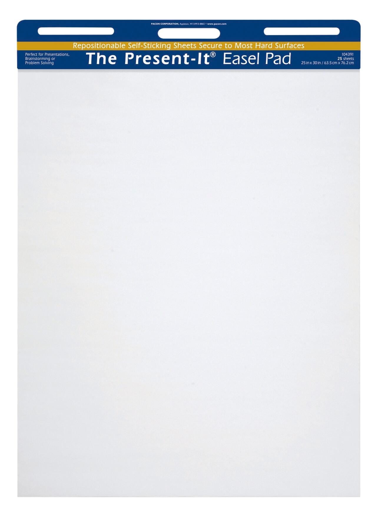 PAPER PRESENT-IT EASEL PAD 25X30 25 SHTS