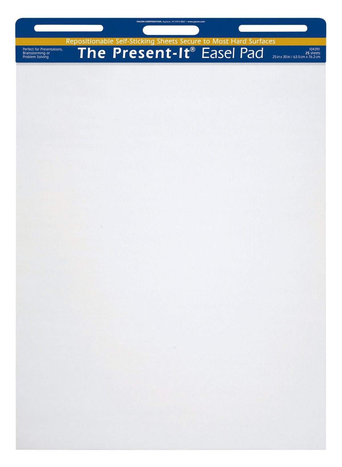 PAPER PRESENT-IT EASEL PAD 25X30 25 SHTS