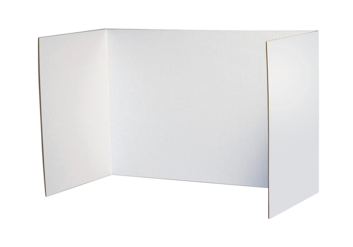 BOARD PRIVACY PACON 48X16 IN WHITE PACK OF 4