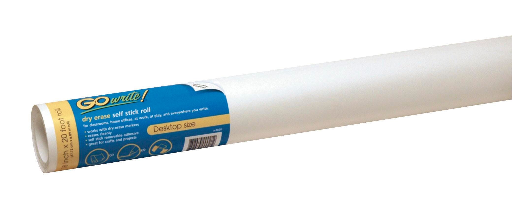 PAPER DRY ERASE SELF ADHESIVE ROLL 18X20