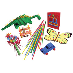 Artstraws Thick/Thin Asst Pk1350