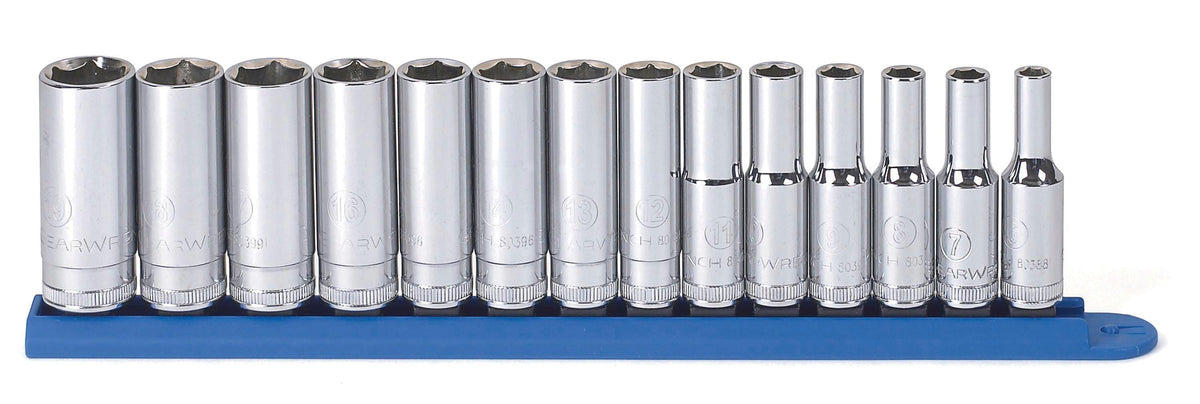 12 PT DEEP SOCKET SET METRIC 14 PC