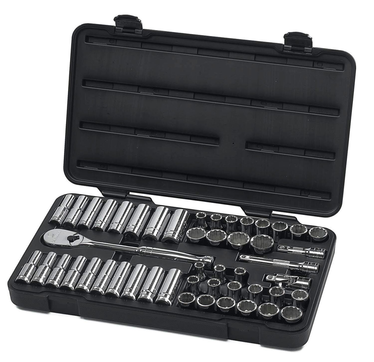 12 PT SOCKET SET SAE METRIC 49 PC