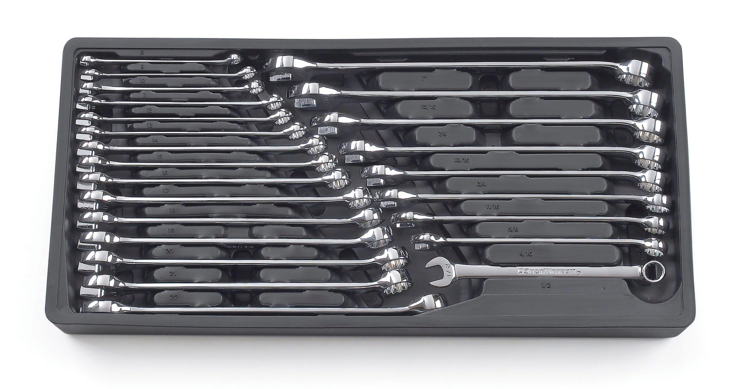 METRIC SAE COMBO WR SET 24PC