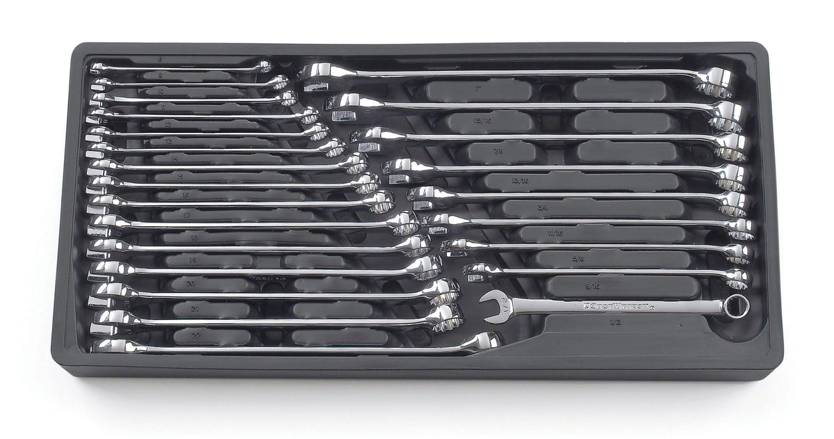 METRIC SAE COMBO WR SET 24PC