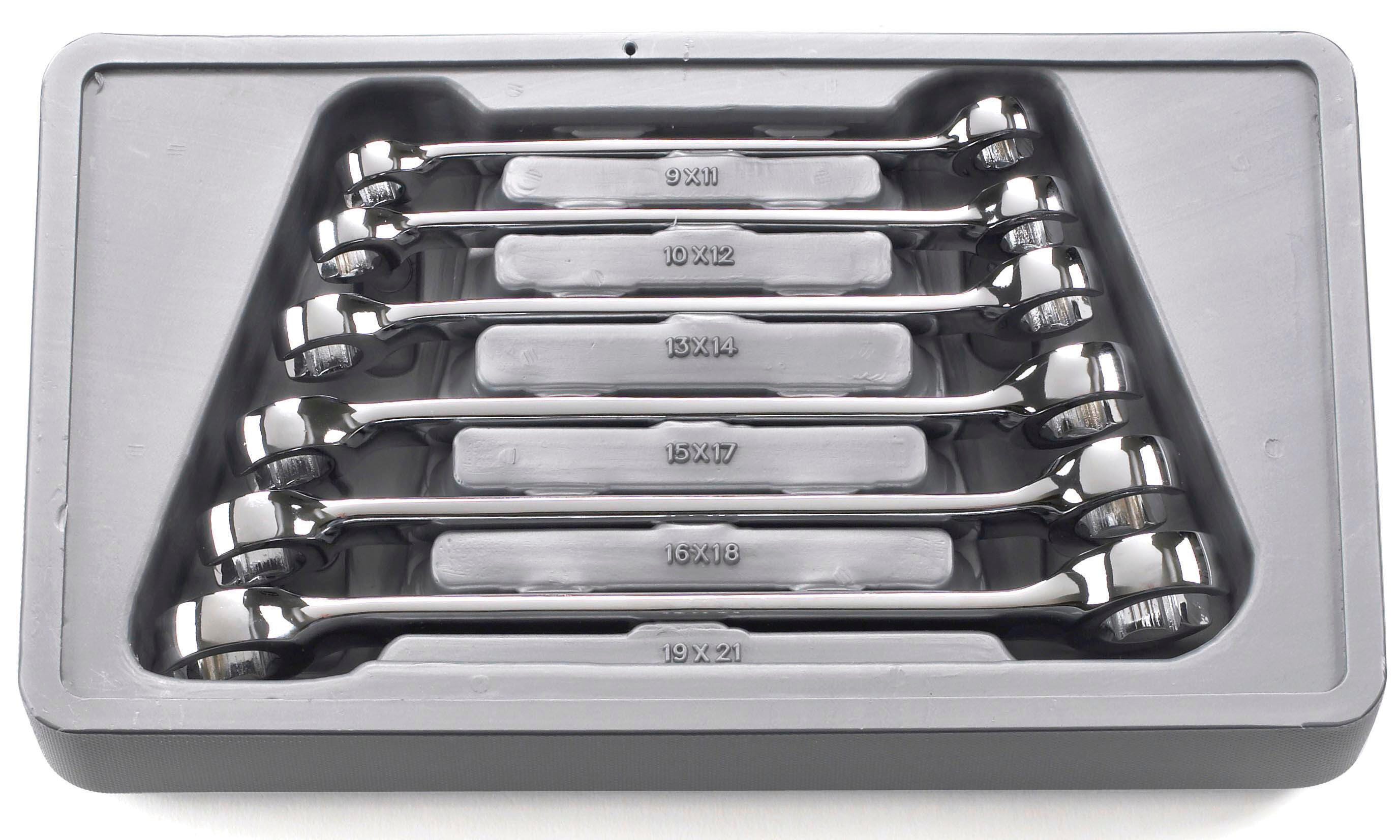 FLARE NUT NON RATCHETING WRENCH SET METRIC 6 PC