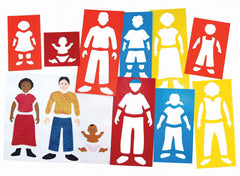 STENCILS ROYLCO FABULOUS FAMILY PORTRAITS SET OF 13