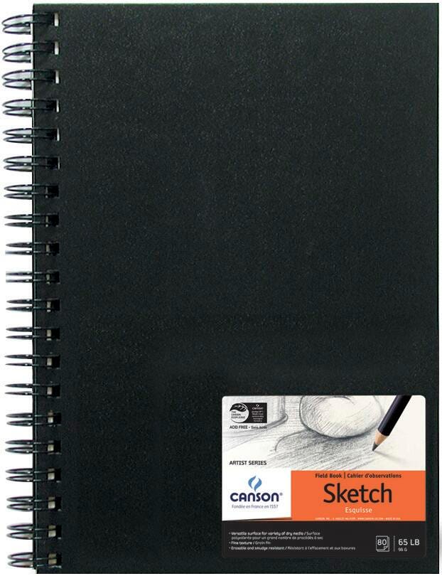 PAD SKETCH FIELD CANSON 7X10 IN 65 LB 80 SHTS