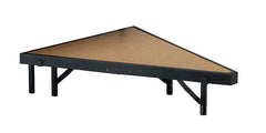 STAGES AND RISERS - NATIONAL PUBLIC SEATING PORTABLE HARDBOARD STAGE PIE - 96 X 36 X 8