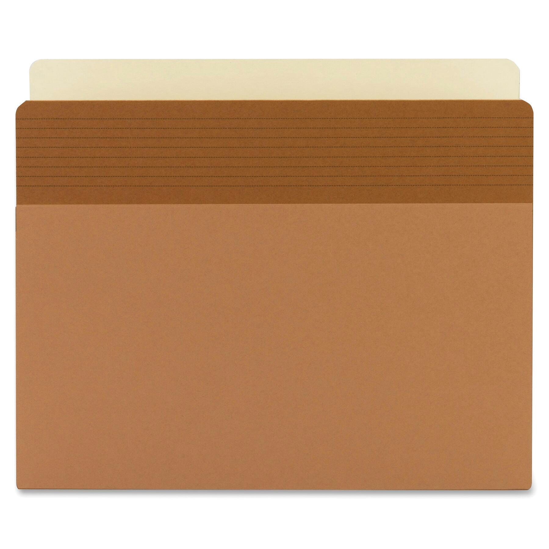 EXPANDING FILE POCKET LETTER 3.5 IN EXP REDROPE PK OF 25 SMD73208