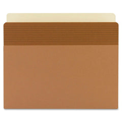 EXPANDING FILE POCKET LETTER 3.5 IN EXP REDROPE PK OF 25 SMD73208