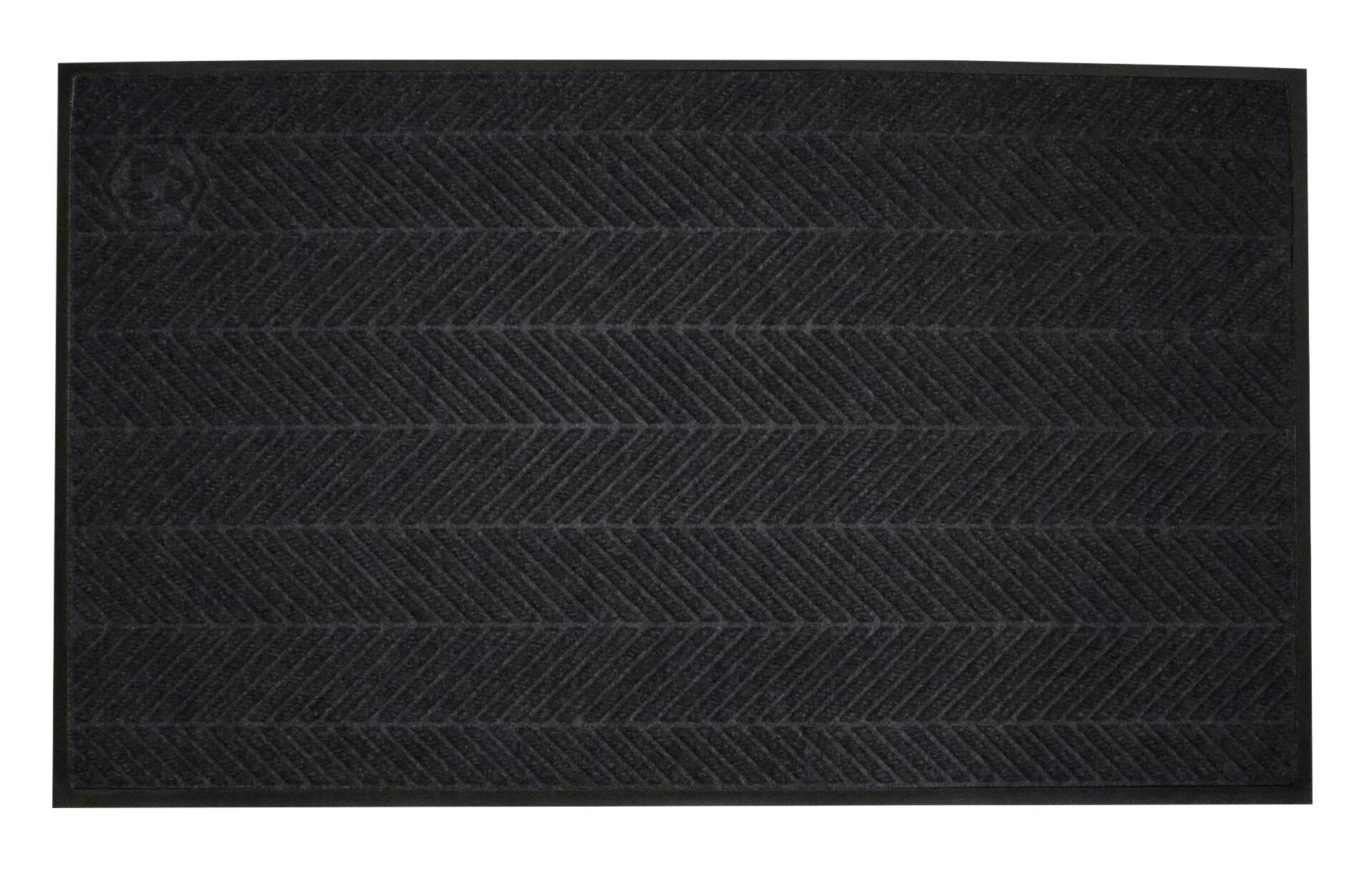 FLOOR MAT - WATERHOG MAX HERRINGBONE MAT WITH CLASSIC BORDER - UNIVERSAL CLEAT BACKING - 6X6 FT - SPECIFY COLOR