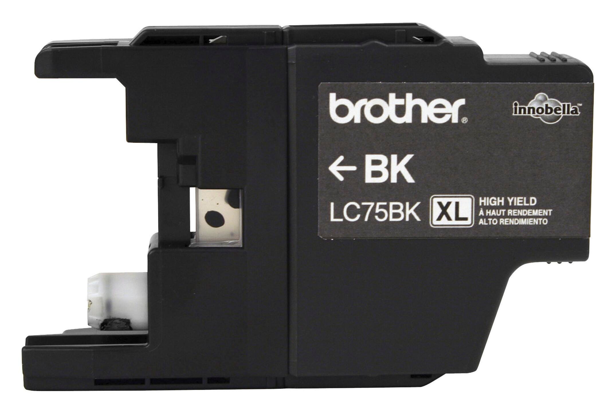 CARTRIDGE INK TONER BROTHER BRTLC75BK BLACK