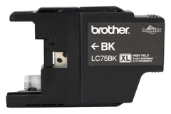 CARTRIDGE INK TONER BROTHER BRTLC75BK BLACK