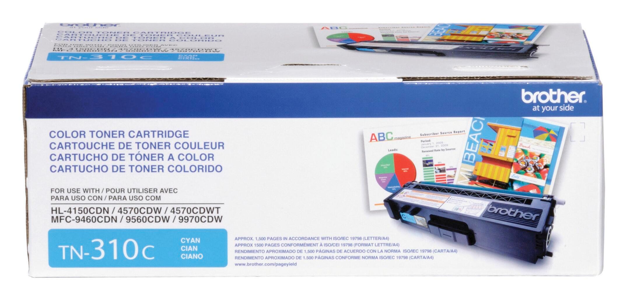 CARTRIDGE INK TONER BROTHER BRTTN310C CYAN