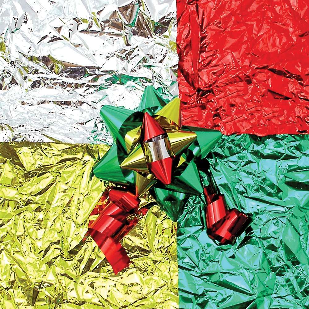 SCO TISSUE PAPER METALLISED RED-GREEN-GOLD-SILVER 12SH -Min Qty 12