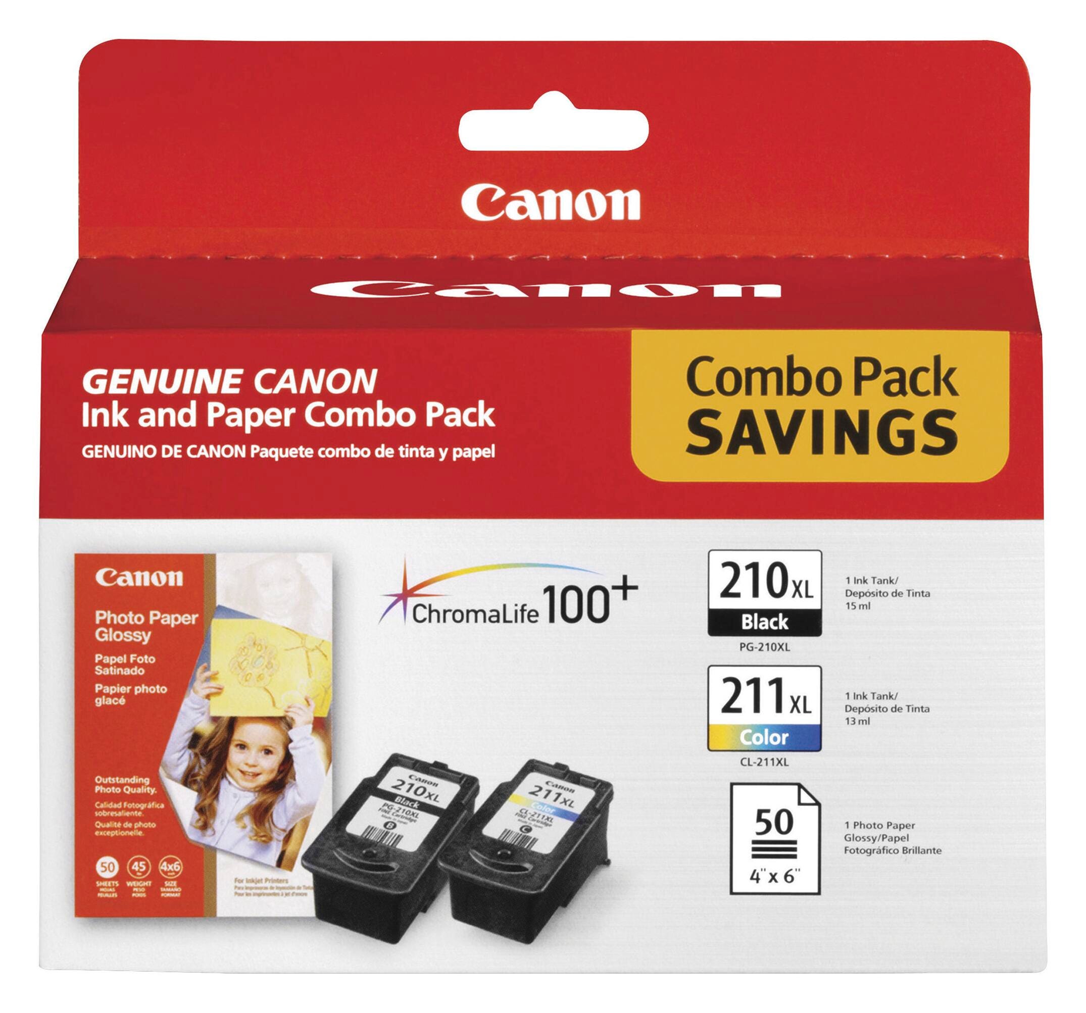 CARTRIDGE - INK TONER - CANON CNMPG210/CL211 - BLACK