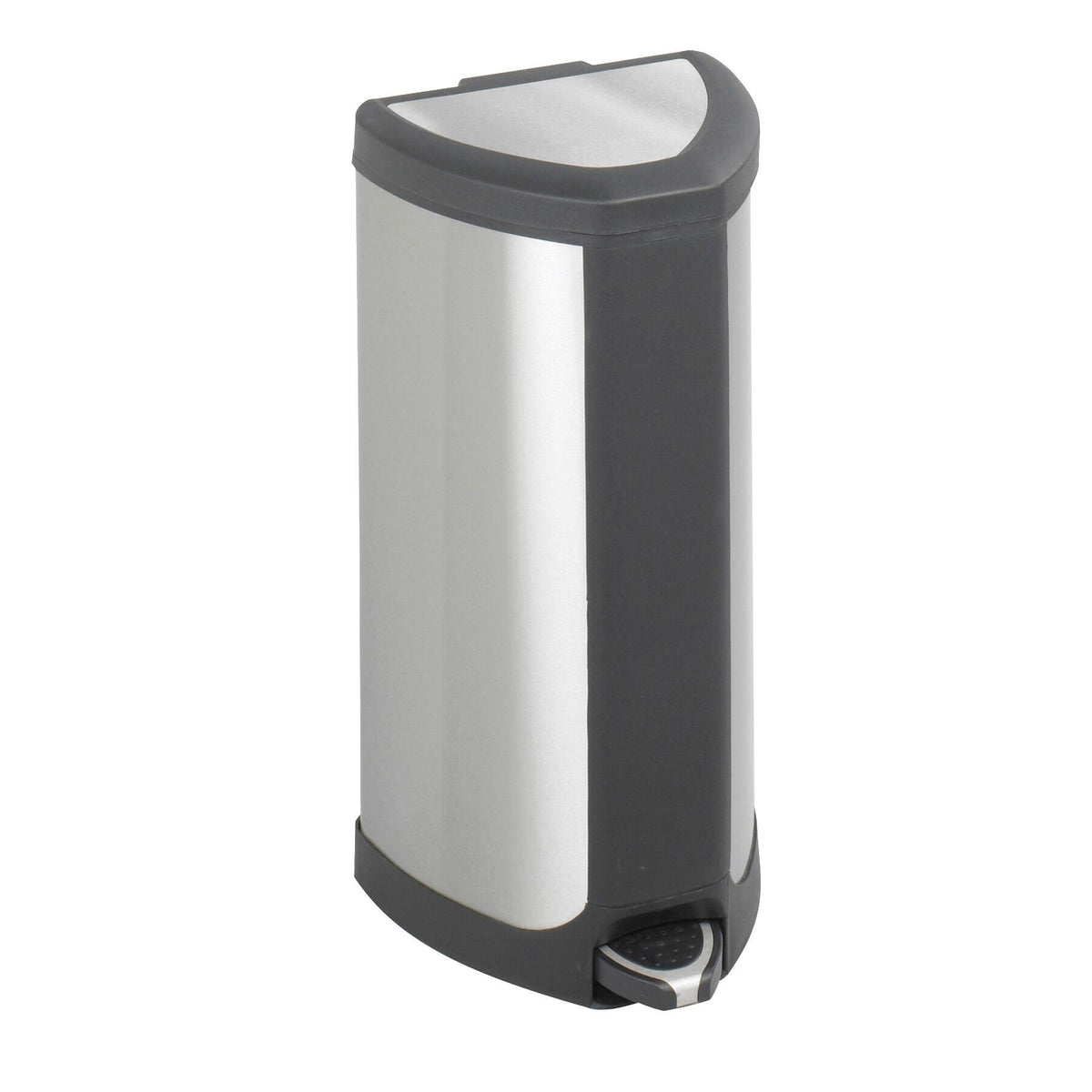 RECEPTACLE STEP-ON 4GALLON STAINLESS STEEL