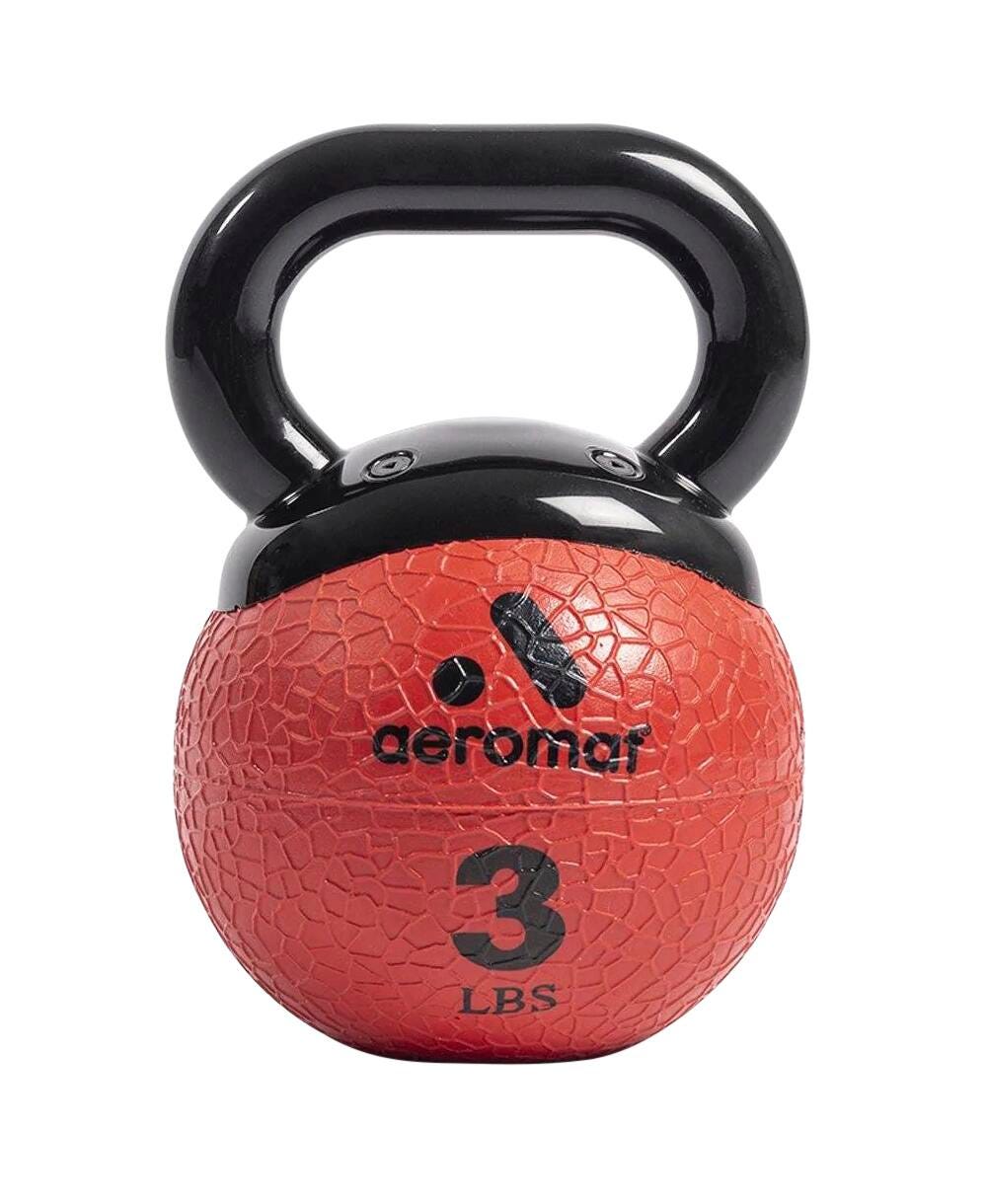 EXERCISE KETTLEBELL - MINI 3LB RED