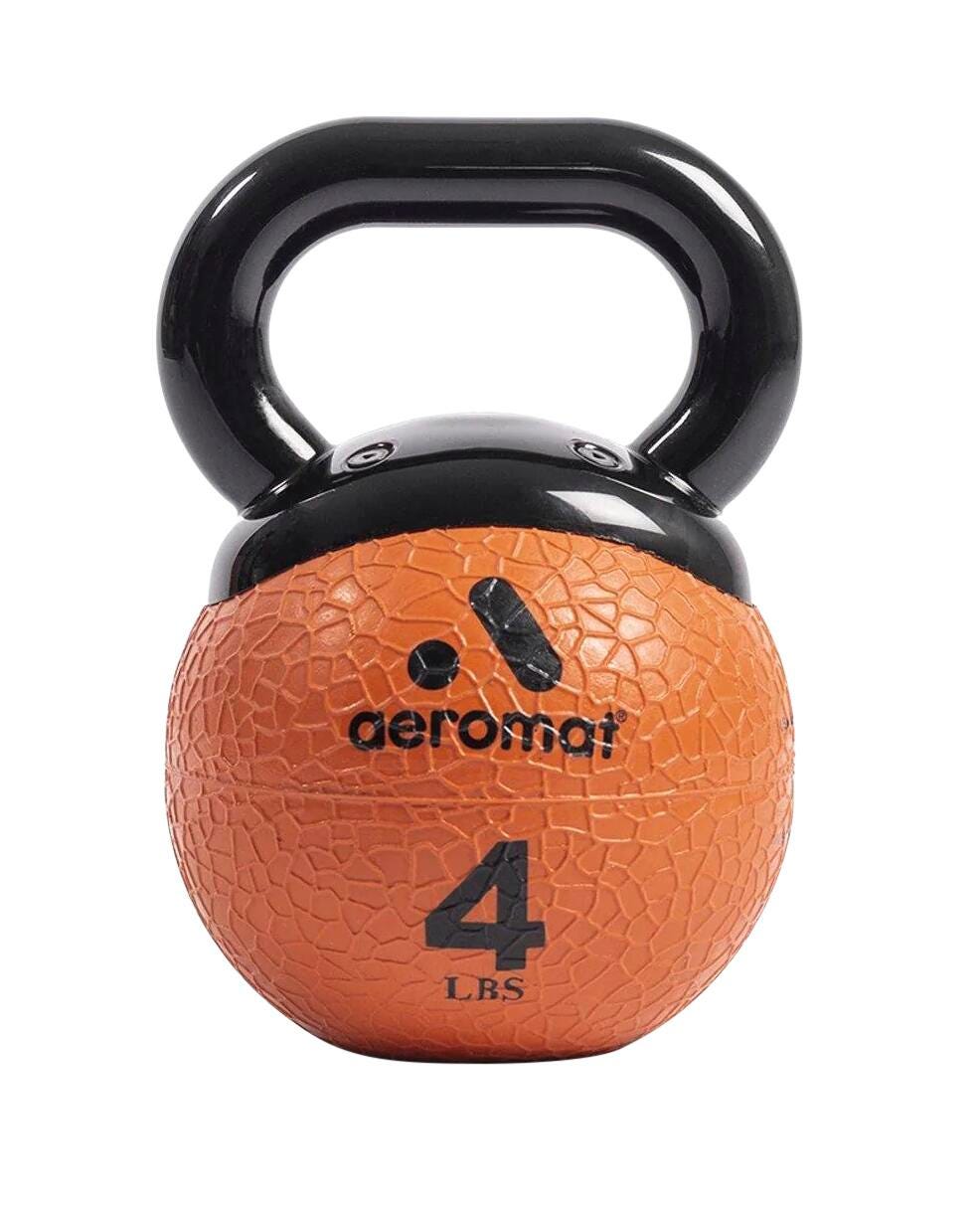 EXERCISE KETTLEBELL - MINI 4LB ORANGE
