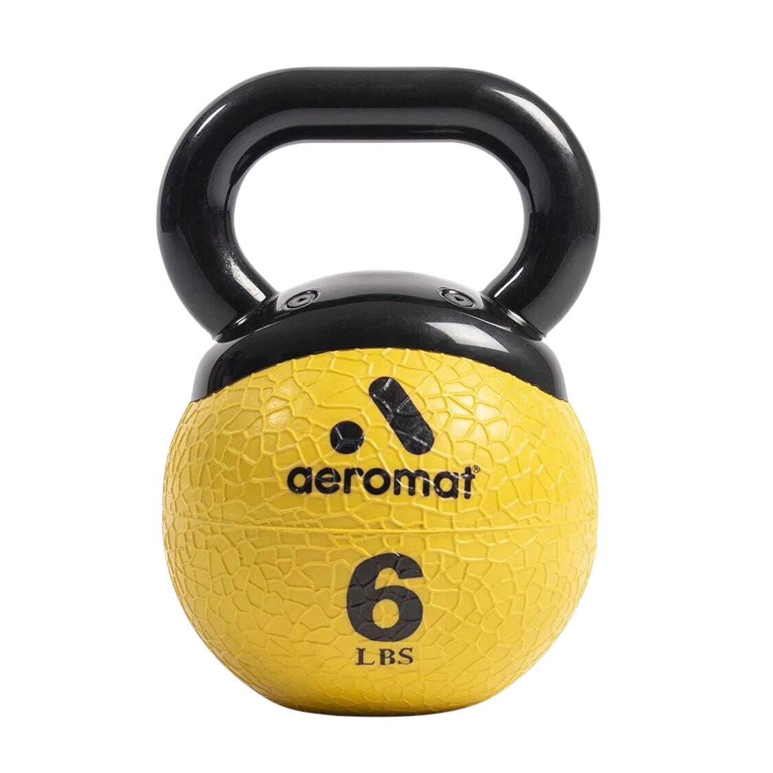 EXERCISE KETTLEBELL - MINI 6LB YELLOW