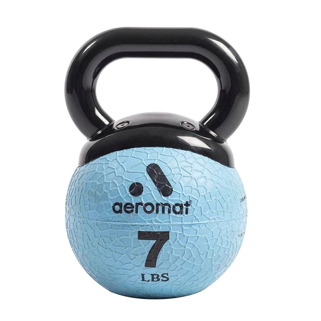 EXERCISE KETTLEBELL - MINI - 7LBS - LIGHT BLUE