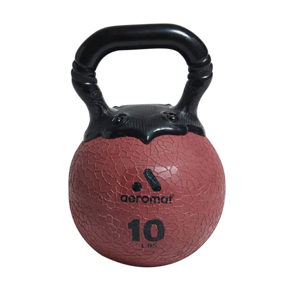 EXERCISE KETTLEBELL - 10LB MAROON