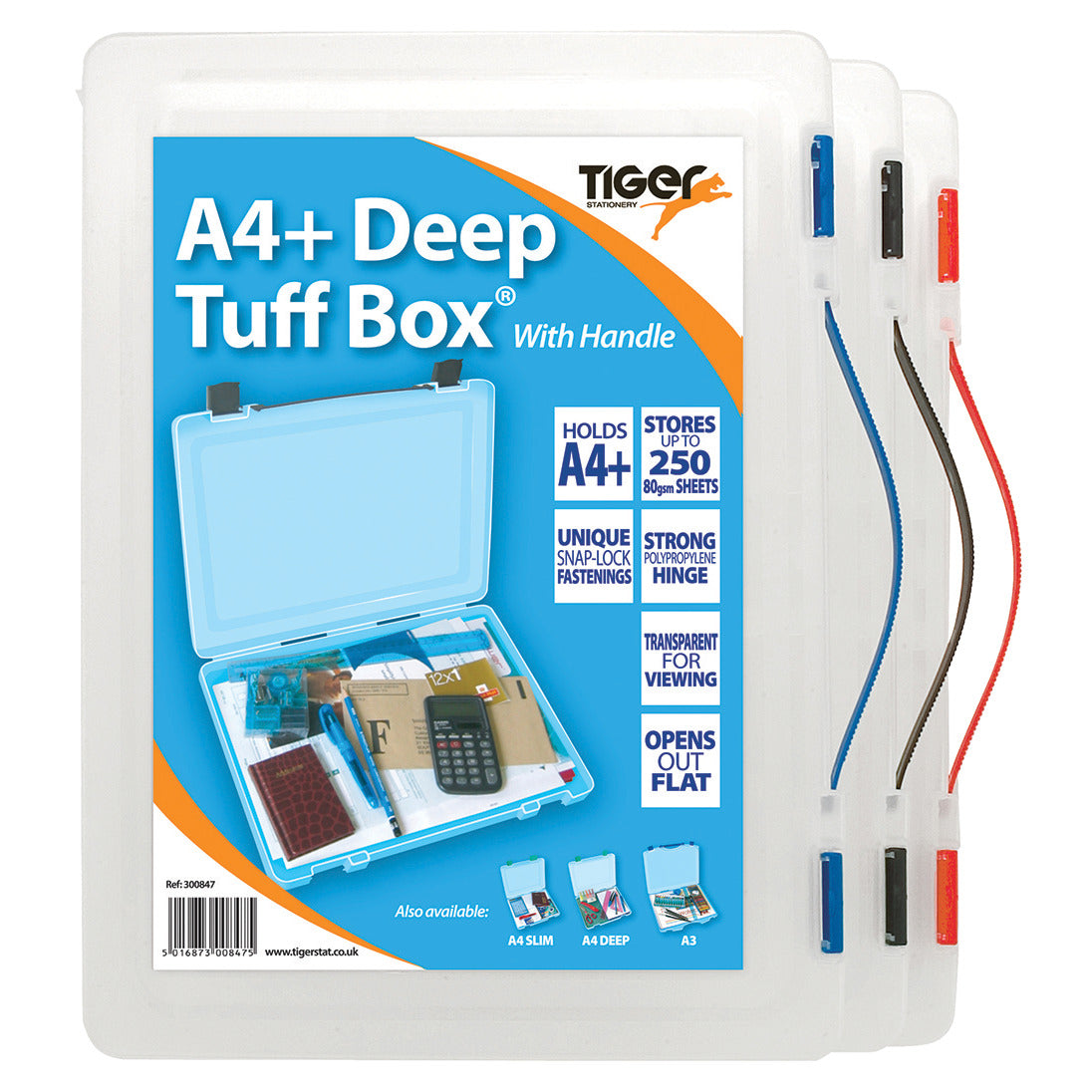 Box Tuff A4+ Deep With Handle