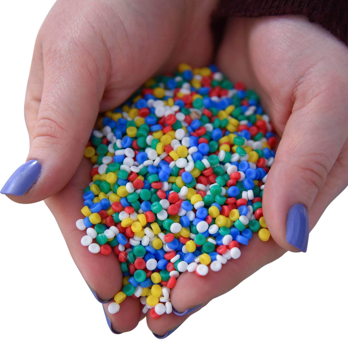 KIDFETTI PLAY MULTI-COLORED PELLETS FOR SAND AND WATER TABLES 10 LB BAG EACH