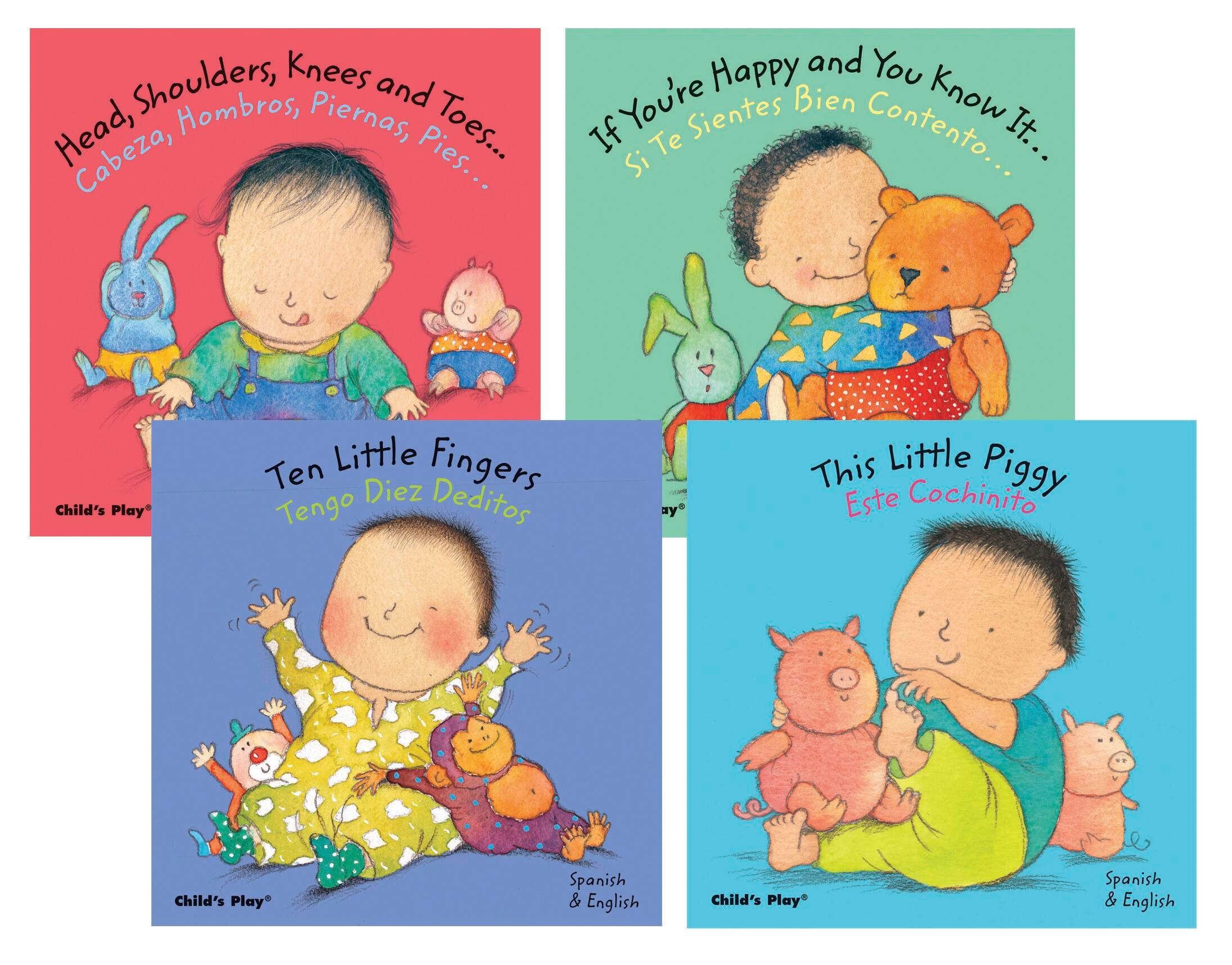 BOARD BOOKS DUAL LANGUAGE BABY SET OF 4