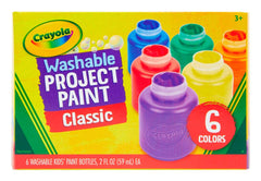 PAINT WASH CRAYOLA PROJECT PAINT ASST CLASSIC 2OZ SET OF 6