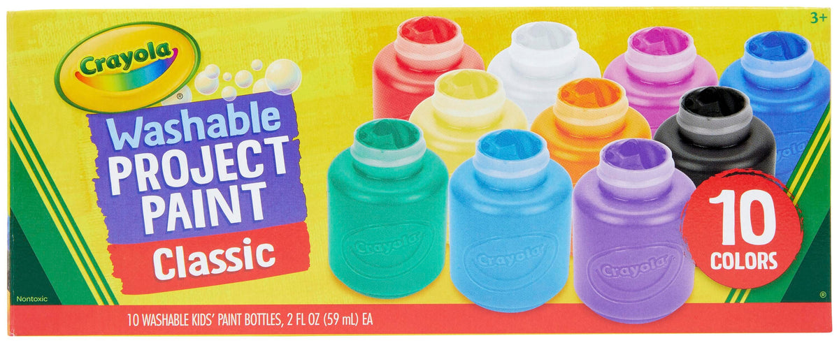 PAINT WASH CRAYOLA PROJECT PAINT ASST CLASSIC 2OZ SET OF 10