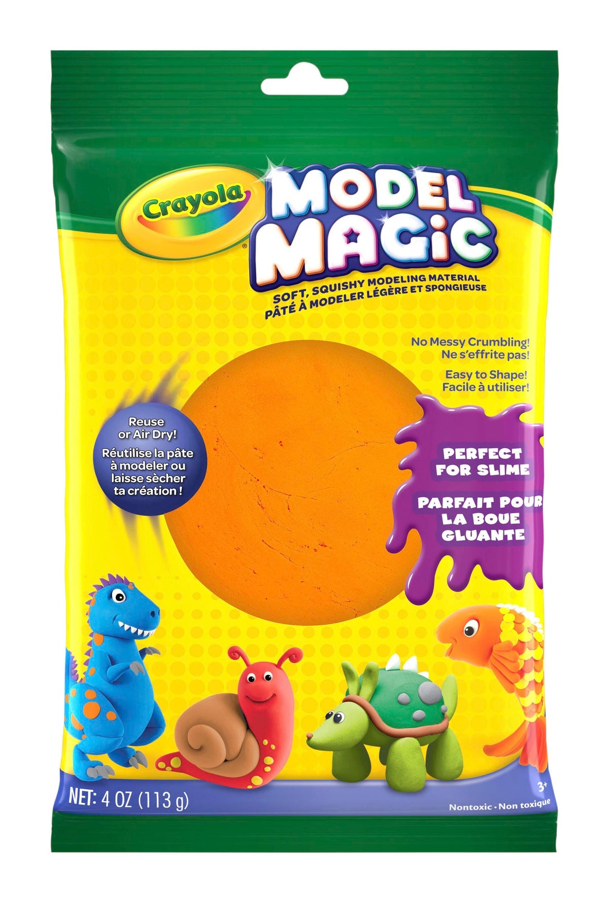 DOUGH MODEL MAGIC CRAYOLA ORANGE 4 OZ