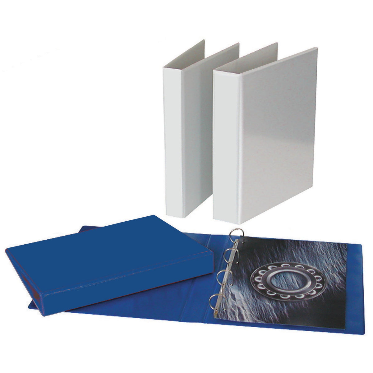 Ring Binder A4 4 \'O\' 25Mm Blue Bx10