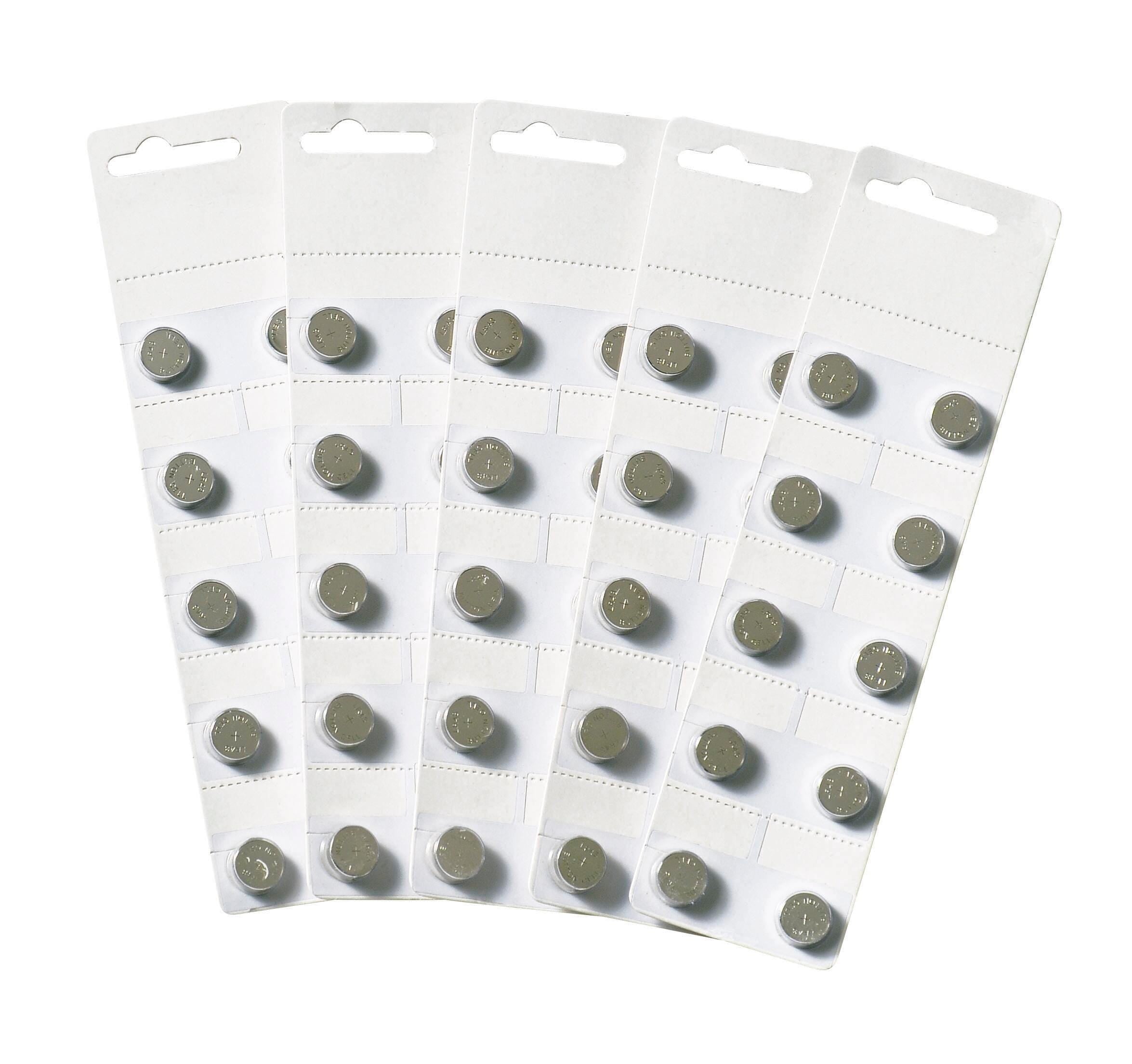 BATTERIES - LR43 -FOR PEDOMETERS PK-50