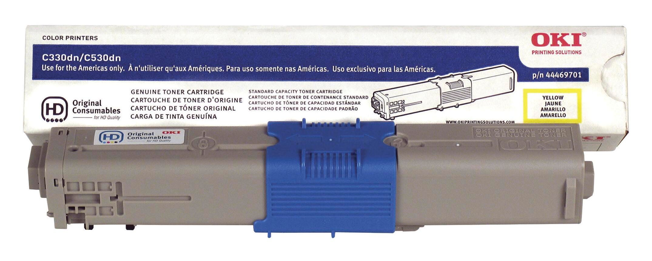 CARTRIDGE INK TONER OKIDATA OKI44469701 YELLOW