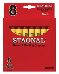 CRAYONS STAONAL CRAYOLA RED PACK OF 8